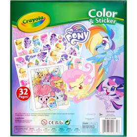 Color & Sticker Book: My Little Pony