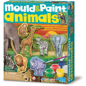 4M - Mould & Paint - Wildlife Animals