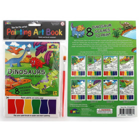 Painting Art Book (8Xa5 Sheets/Book) - Dinosaurs