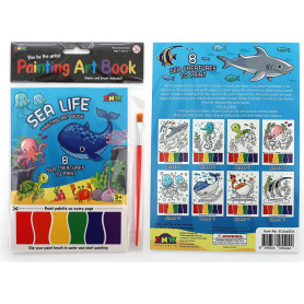 Painting Art Book (8Xa5 Sheets/Book) - Sea Life