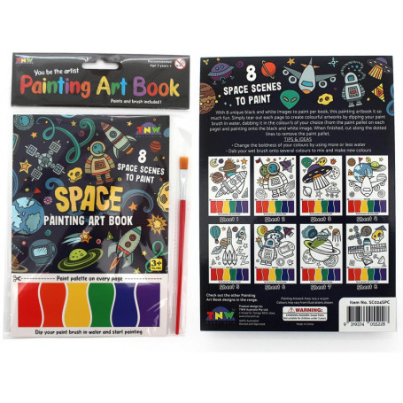 Painting Art Book (8Xa5 Sheets/Book) - Space