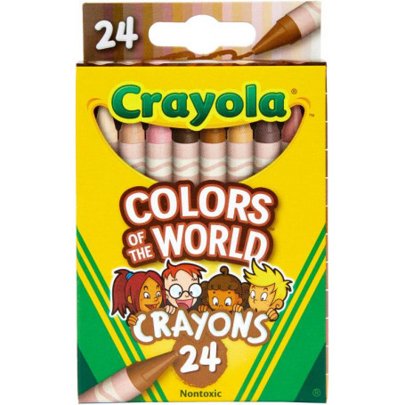 Crayola 24Ct Colours Of The World Crayons
