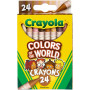 Crayola 24Ct Colours Of The World Crayons