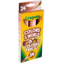 Crayola 24Ct Colours Of The World Pencils