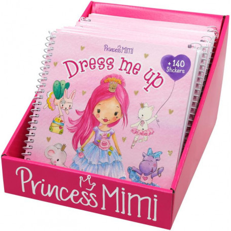 princess mimi dress me up PRINCESS MIMI Dress me up DIY Book with 262 Stickers for cool outfits & stylings