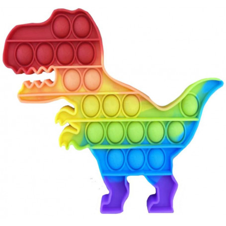 Dinosaur Popper - Rainbow (20cm)
