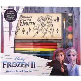 Frozen 2 Wooden Pencil Box Set