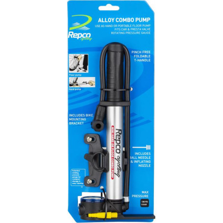 Repco Alloy Combo Pump With Gauge