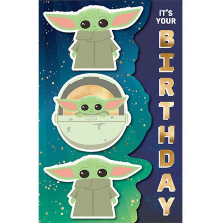 Birthday Card Baby Yoda