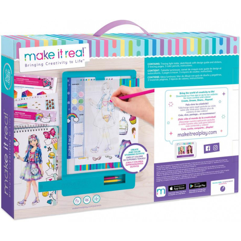 Fashion Design Tracing Light Table | Mr Toys Toyworld