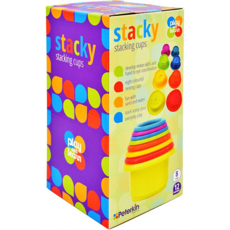 Peterkin Stacky Stacking Cups Afterpay Available