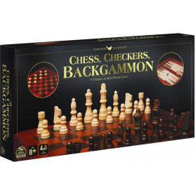 Deluxe Backgammon Chess & Checker