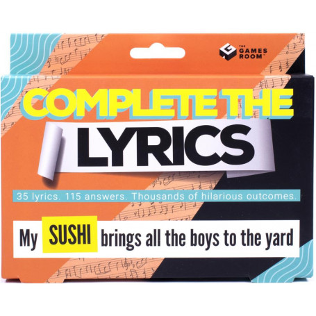 Complete The Lyrics Game