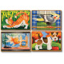 Melissa & Doug Wooden Pets Jigsaw Puzzles in a Box