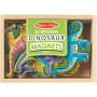 Melissa & Doug 20 Wooden Dinosaur Magnets