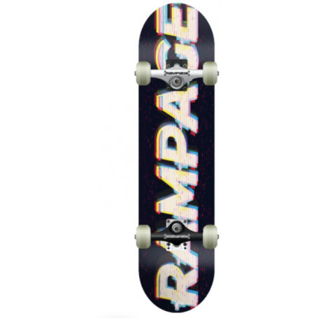 Rampage Skateboard Glitch Logo 8"