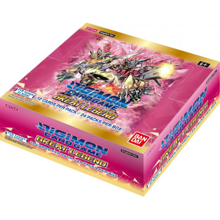 Digimon Card Game Series 04 Great Legend Booster Assorted