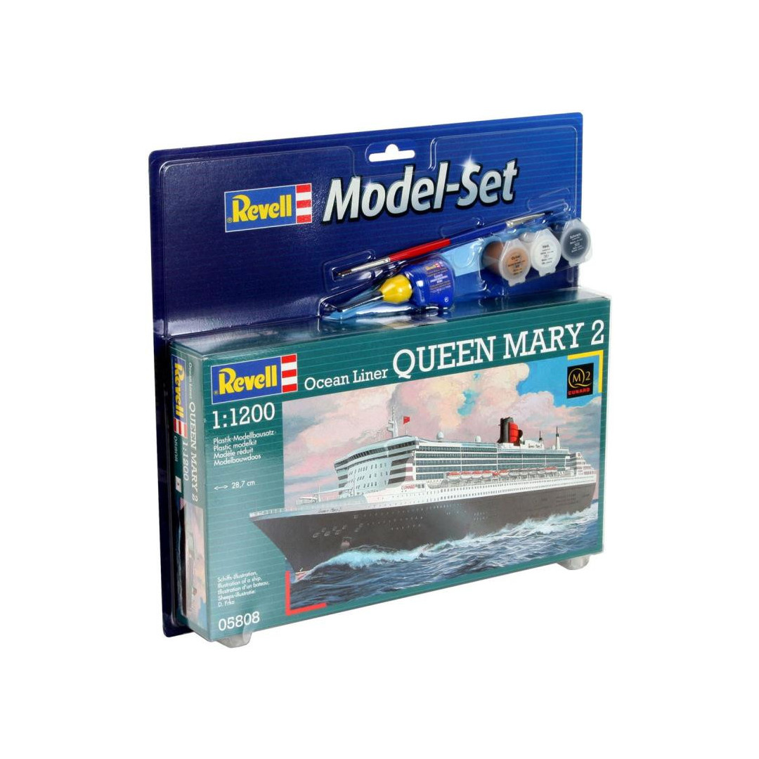 Revell Queen Mary 2 Model 1:1200 Set - Afterpay Available!