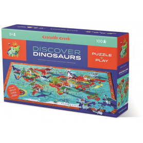 Crocodile Creek 100Pc Puzzle Dinosaurs