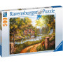 Ravensburger Cottage by the River Puzzle 500Pc