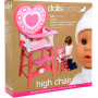 Dolls World Wooden High Chair