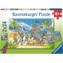 Ravensburger Adventure Island Puzzle 2x24Pc