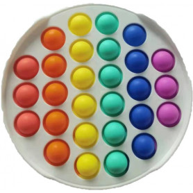Popit Deluxe ABS Rainbow Circle
