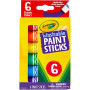 Crayola - 6Ct Washable Paint Sticks