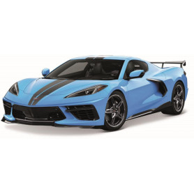 Maisto 1:18 2020 Chevrolet Corvette Stingray High Wing Blue