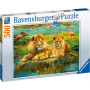 Ravensburger Lions In he Savannah Puzzle 500Pc