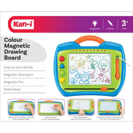 Kan-i Magnetic Colour Writing Board Assorted