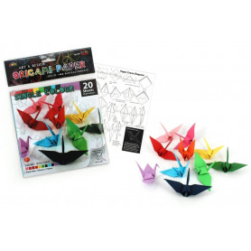 Origami Paper 17.5X17.5cm One Colour- Assorted
