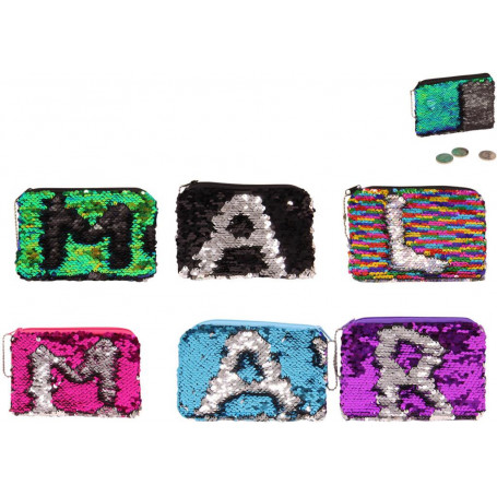 14Cmx10cm Mermaid Sequin Purse- Assorted