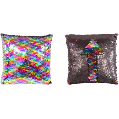 30X30cm Rainbow Sequin Cushion Make Your Own Design!