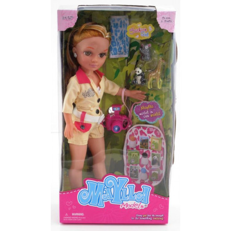 Maylla Safari Adventure Doll - 43cm Dressed Doll & Accs