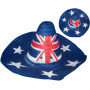 49cm Aussie Mexican Sombrero Hat With Flag Design