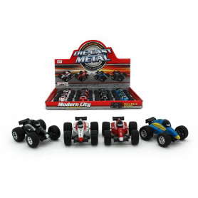 Die Cast Pullback Formula Car Assorted - 6.5cm