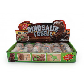 Dig Your Own Fossil - Glow In Dark Dinosaur - 9cm Assorted