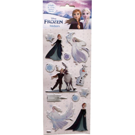 Frozen 2 Stickers 3 Pack - Puffy