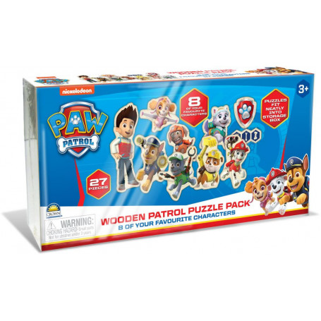 Paw Patrol Wooden Family Puzzle Pack