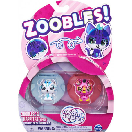 Zoobles Animal 2Pk Assorted - Opposite Obsessed