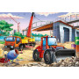 Ravensburger Construction and Cars Puzzle 2x24Pc