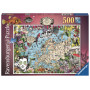 Ravensburger - European Map Quirky Circus 500Pc