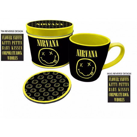 Nirvana Smiley Mug Gift Set