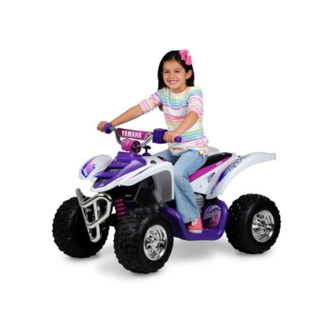 Yamaha Raptor ATV Ride On White Pink 12 Volt Afterpay