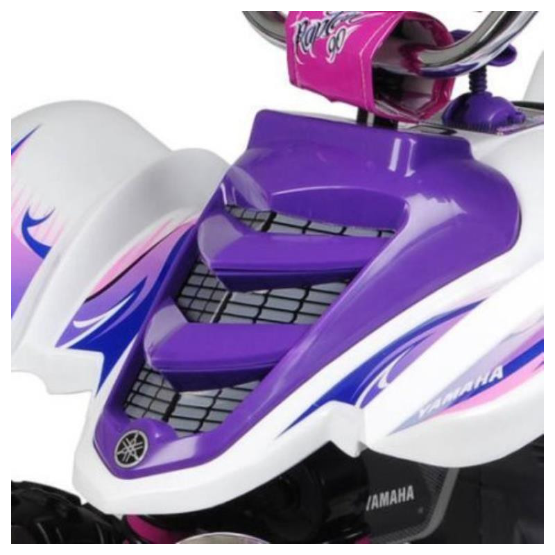 Yamaha Raptor Ride On Yamaha Raptor ATV Ride On White-Pink 12 Volt - Shop Now!