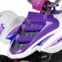 Yamaha Raptor ATV Ride On White-Pink 12 Volt