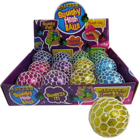 marque generique - Squishy Mesh Ball LED Glitter Squeeze Toys Raisin Anti  Stress Sensory Ball - Autre appareil de mesure - Rue du Commerce