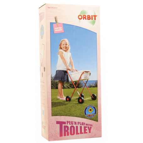 Orbit Peg n' Play Metal Trolley