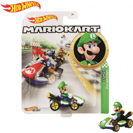Hot Wheels Mario Kart – Pista Con Kart In Metallo Pressofuso Scala 1:64, Giocattolo Per Bambini Dai 3 Anni, GFY47